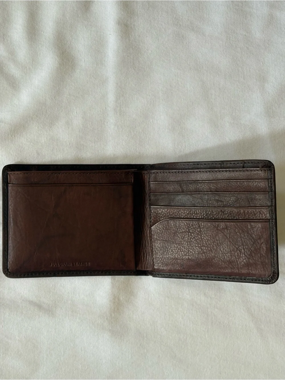Stafford Dark Brown Leather Pocket Card & Key Holder